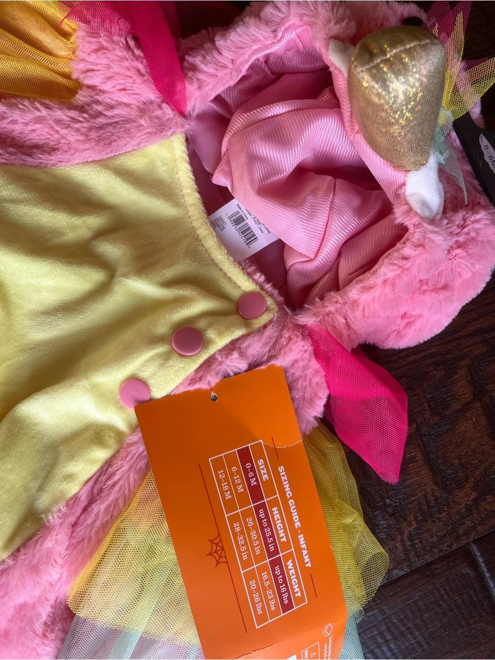 Halloween Costume Infant Parrot